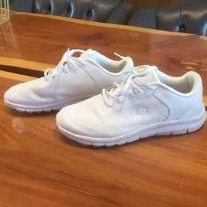 Solid white champion sneakers